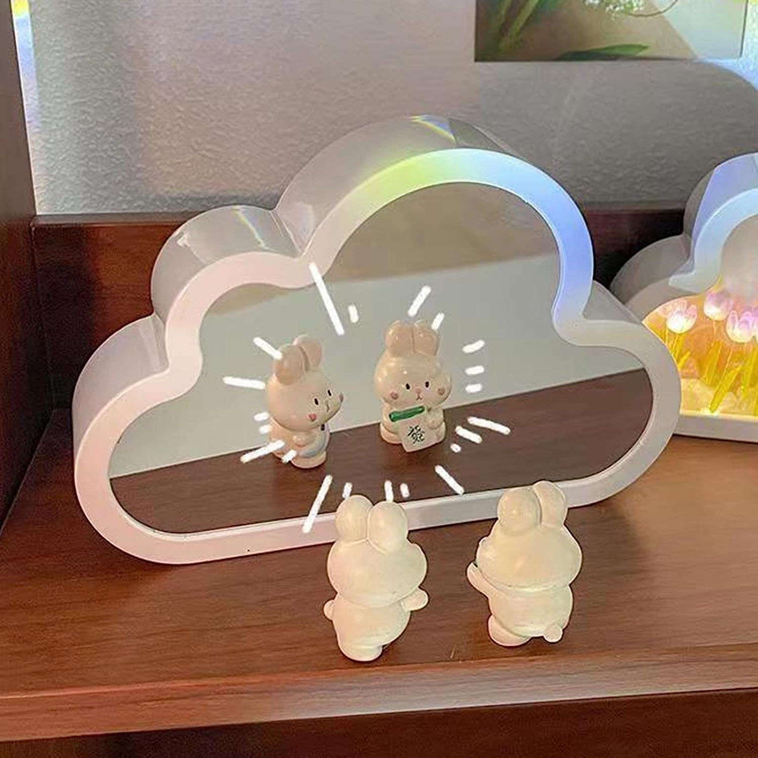 Forever Cloud Mirror Tulips