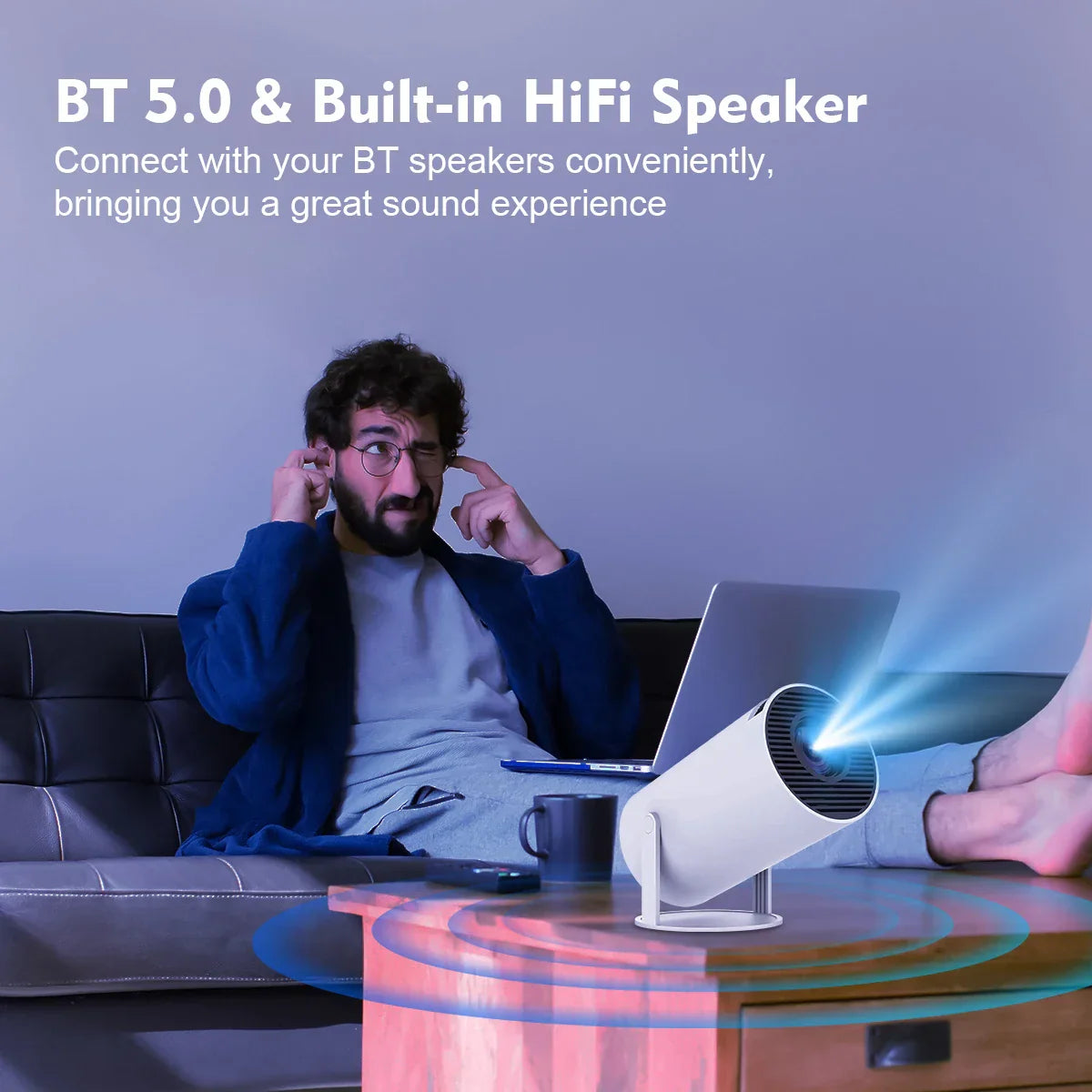 Projector 4K Android 11 Dual Home Cinema Outdoor Projector