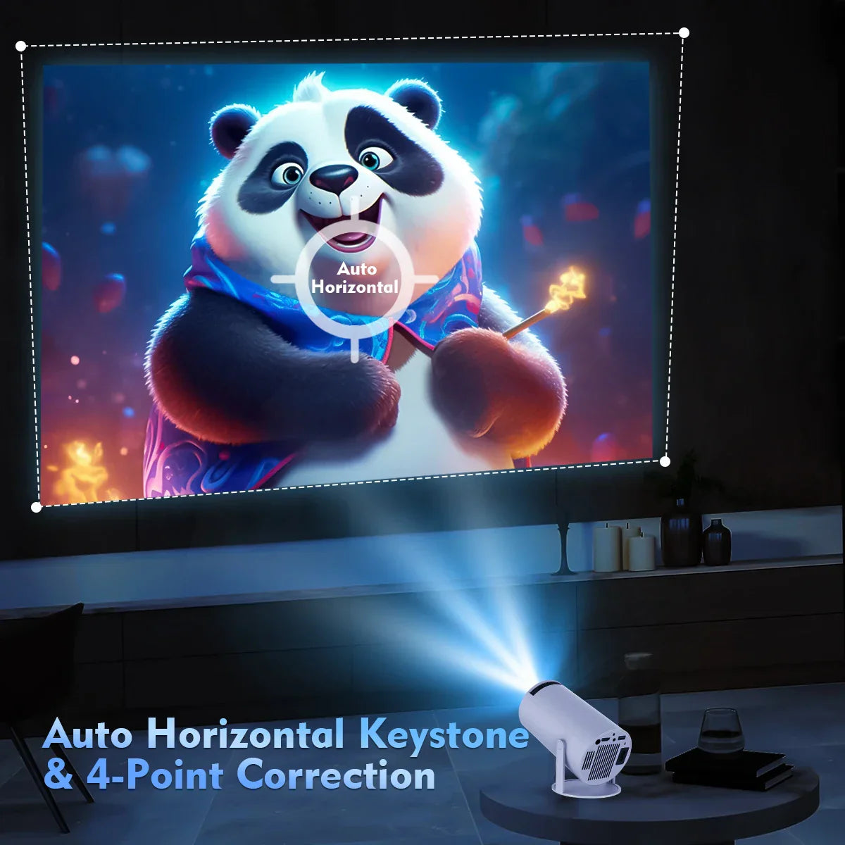 Projector 4K Android 11 Dual Home Cinema Outdoor Projector